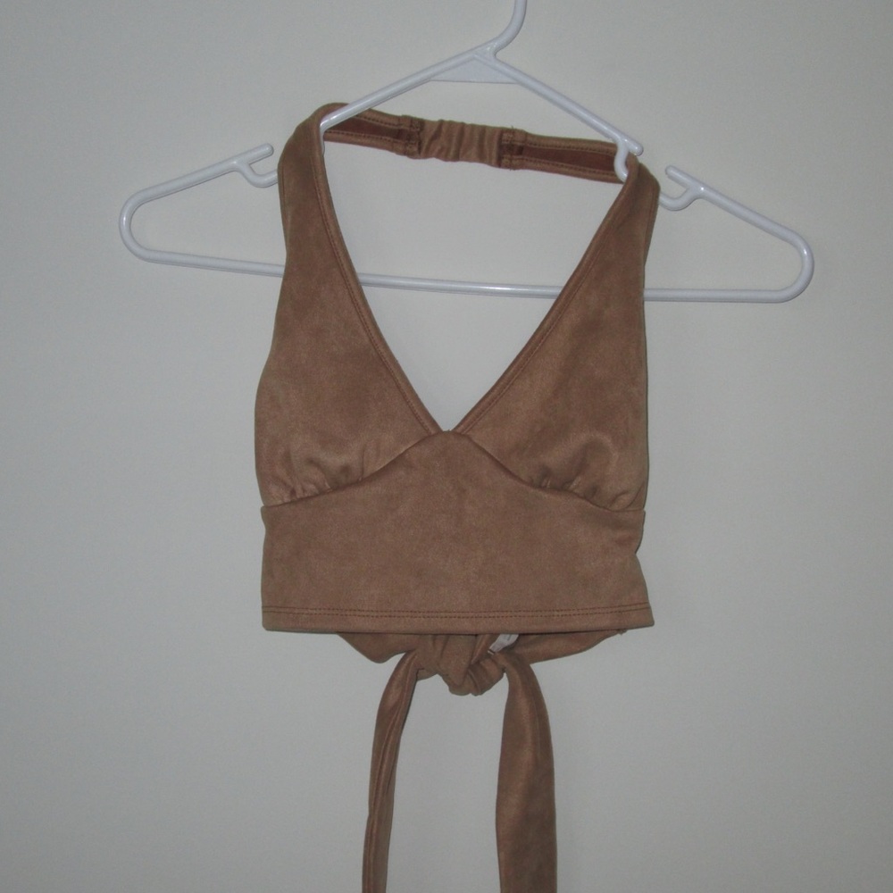 Tan Altar’d State going out top with tie back! #openback #springbreak